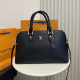 Black Casual Daily Solid Color Patchwork Zipper Bags