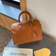Orange Casual Daily Letters Patchwork Zipper Embossed Bags