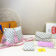 White Pink Casual Plaid Patchwork Zipper Contrast Bags