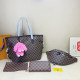 Black Brown Casual Street Plaid Patchwork Contrast Bags