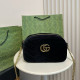 Black Casual Daily Solid Color Metal Accessories Trim Texture Velvet Bags