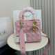 Light Pink Casual Solid Color Patchwork Metal Accessories Trim Texture Bags