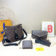 Black Brown Casual Daily Letters Patchwork Zipper Contrast Bags