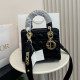 Black Casual Solid Color Patchwork Metal Accessories Trim Texture Bags