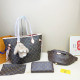 Apricot Brown Casual Daily Letters Patchwork Contrast Bags
