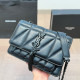 Black Casual Daily Solid Color Metal Accessories Trim Texture Tassel Bags