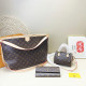 Brown Casual Daily Letters Patchwork Contrast Adjustable Bags