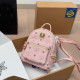 Pink Casual Daily Letters Rivets Patchwork Zipper Bags