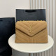 Yellow Casual Daily Solid Color Patchwork Chains Texture Velvet Bags