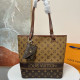Yellow Brown Casual Street Letters Patchwork Contrast Bags