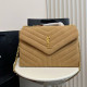 Yellow Casual Street Solid Color Patchwork Chains Texture Bags