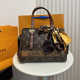 Black Brown Casual Street Letters Patchwork Zipper Contrast Adjustable Bags