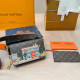 Red Casual Daily Graffiti Print Letters Patchwork Chains Bags