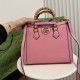 Pink Casual Daily Solid Color Patchwork Zipper Bags