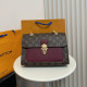 Rose Red Casual Street Letters Patchwork Chains Contrast Bags