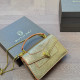Gold Casual Daily snake Patchwork Chains Texture Bags