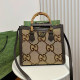 Yellow Brown Casual Daily Letters Patchwork Contrast Bags