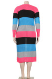 Red Casual Colorblock Pocket Patchwork Cardigan Collar Outerwear
