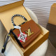 Orange Casual Letters Patchwork Texture Adjustable Bags