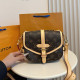Brown Casual Daily Letters Patchwork Contrast Adjustable Bags