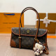 Orange Brown Casual Street Letters Patchwork Zipper Contrast Bags