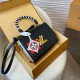 Black Casual Letters Patchwork Texture Adjustable Bags
