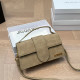 Dark Khaki Casual Street Solid Color Patchwork Adjustable Bags