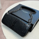 Black Casual Street Solid Color Chains Texture Bags