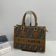 Brown Casual Street Letters Patchwork Contrast Adjustable Bags