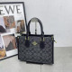 Black Casual Daily Letters Patchwork Zipper Contrast Bags