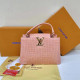 Pink Casual Daily Solid Color Metal Accessories Trim Texture Adjustable Bags