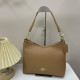 Khaki Casual Daily Solid Color Patchwork Zipper Bags
