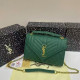 Green Casual Daily Solid Color Patchwork Chains Texture Bags