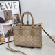Brown Casual Daily Letters Patchwork Zipper Contrast Bags