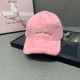 Pink Casual Daily Letters Embroidered Patchwork Hat