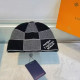 Dark Gray Casual Plaid Letters Weave Contrast Hat