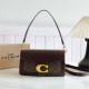 Brown Casual Letters Patchwork Contrast Bags