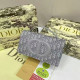 Gray Blue Casual Letters Patchwork Contrast Bags