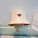 White Casual Daily Solid Color Patchwork Contrast Hat