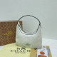 White Casual Street Letters Patchwork Zipper Bags