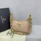 Khaki Daily Solid Color Metal Accessories Trim Zipper Texture Bags