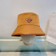 Orange Casual Daily Solid Color Patchwork Contrast Hat