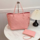 Pink Casual Daily Letters Embossed Bags