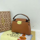 Orange Daily Solid Color Metal Accessories Trim Zipper Bags