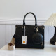 Black Casual Letters Patchwork Embossed Bags