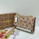 Khaki Casual Heart Shaped Letters Patchwork Chains Bags