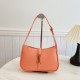 Pink Orange Casual Solid Color Metal Accessories Trim Adjustable Bags