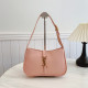 Pink Casual Solid Color Metal Accessories Trim Adjustable Bags