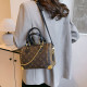Yellow Brown Casual Letters Patchwork Zipper Contrast Bags