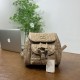 Khaki Casual Street Solid Color Patchwork Texture Bags